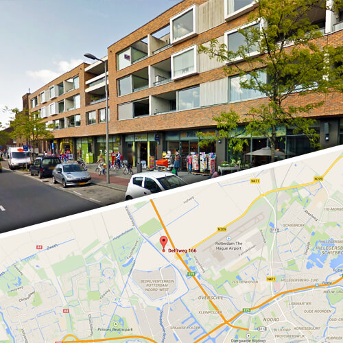 Locatie Residence Oldenbarnevelt Rotterdam, Overschie